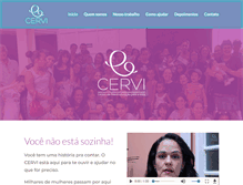 Tablet Screenshot of cervi.org.br